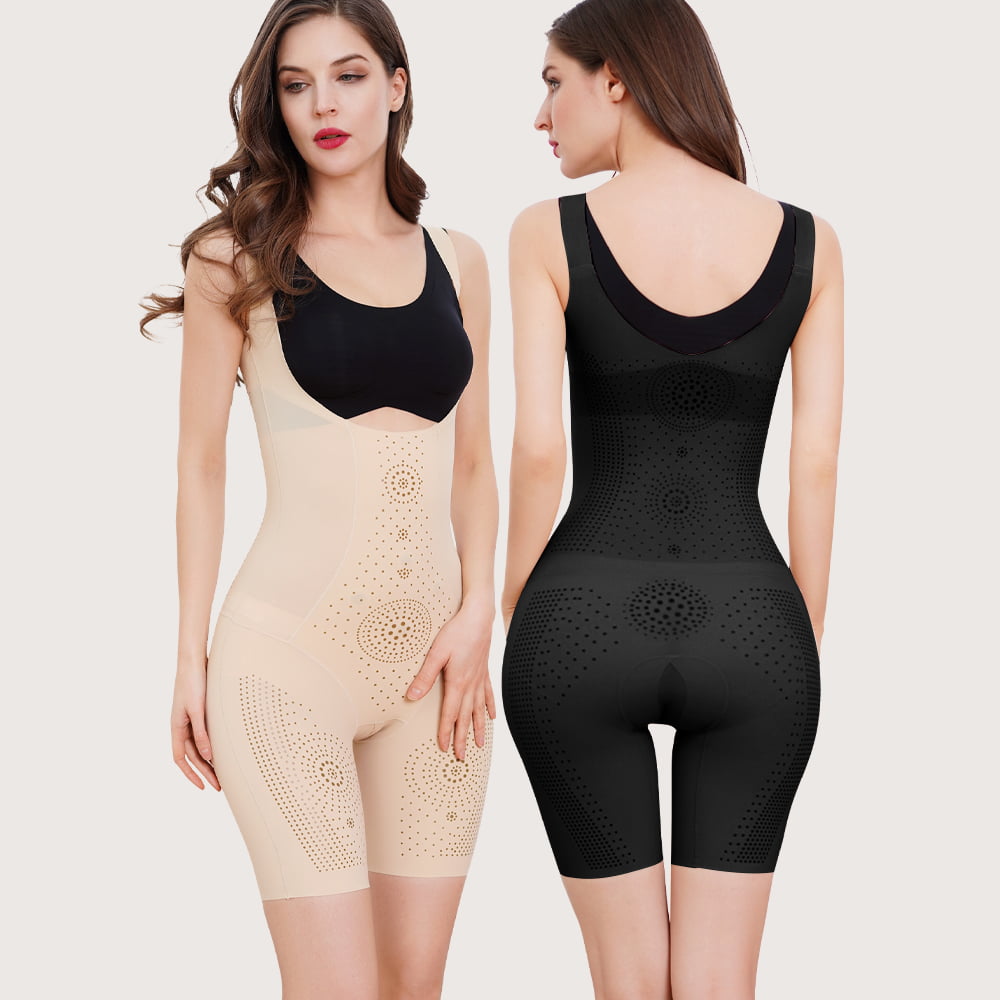 Full-Body Shaping Bodysuit with Caffeine & Negative Ion Technology