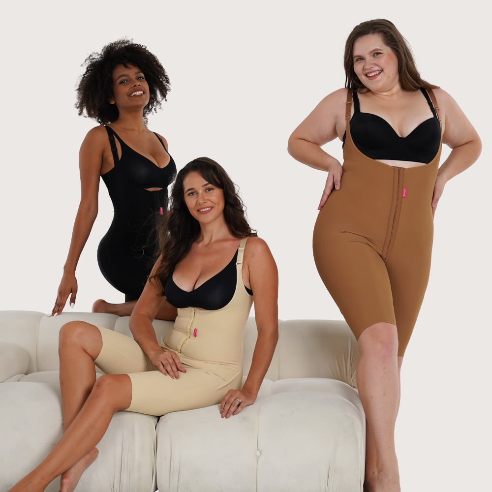 Full Body Shapewear Bodysuit | Tummy, Waist & Thigh Control | Seamless Fit