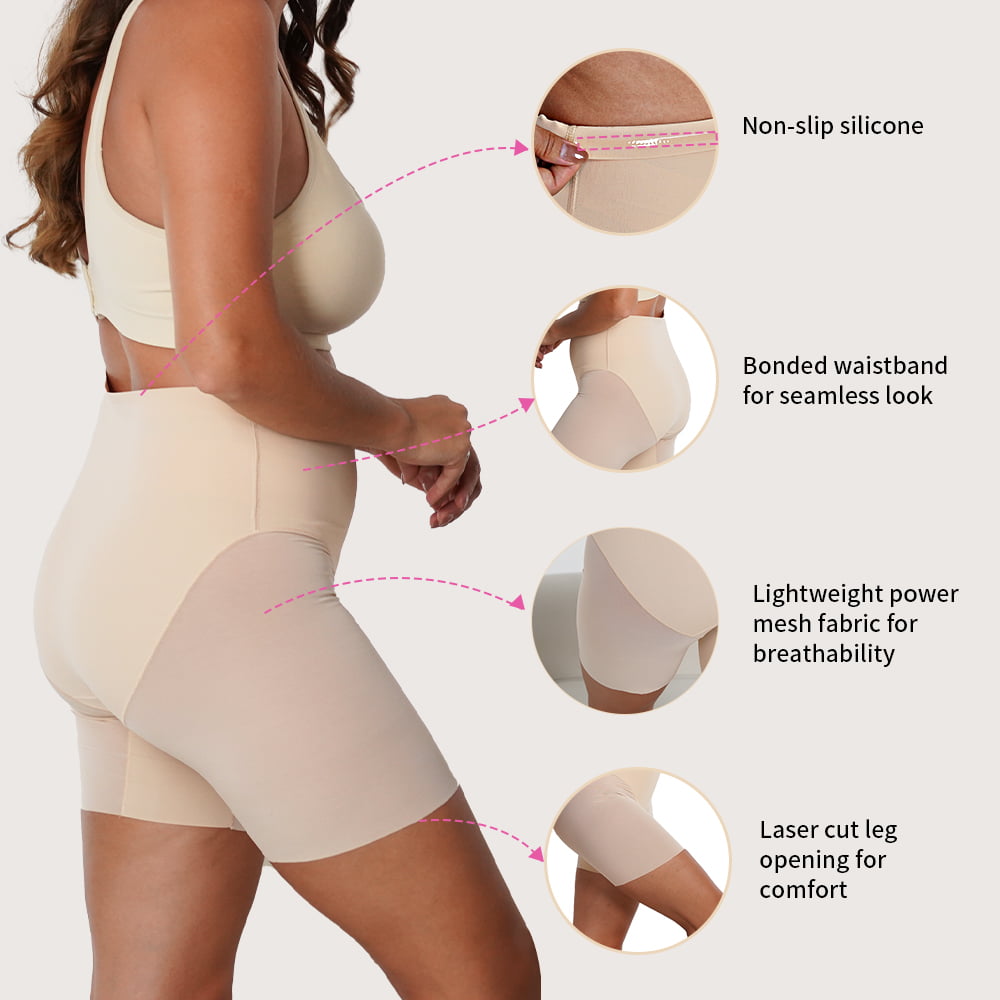 High Waist Tummy Tucker Shorts for Women