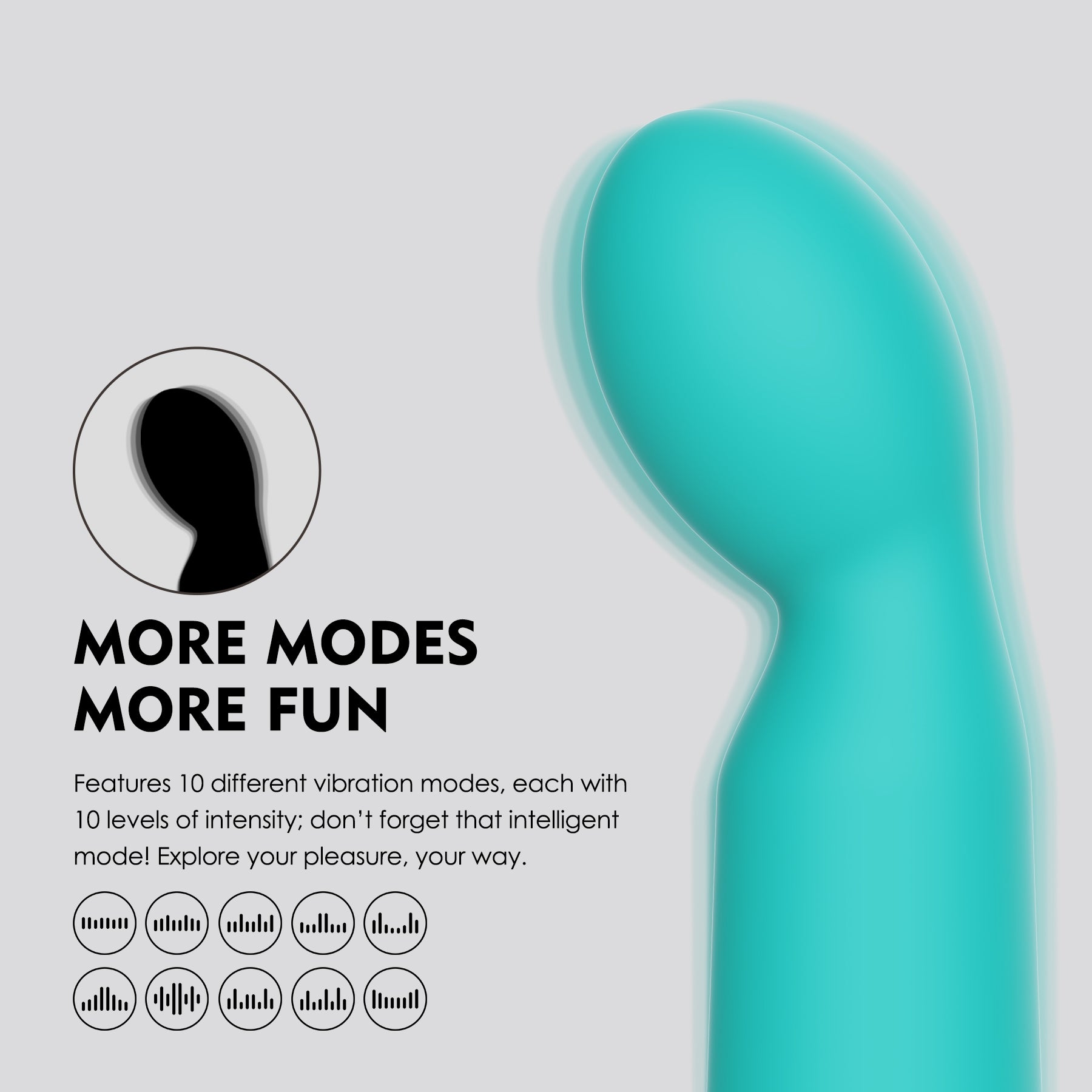 MiniMint – 10-Mode Portable Mini Massager