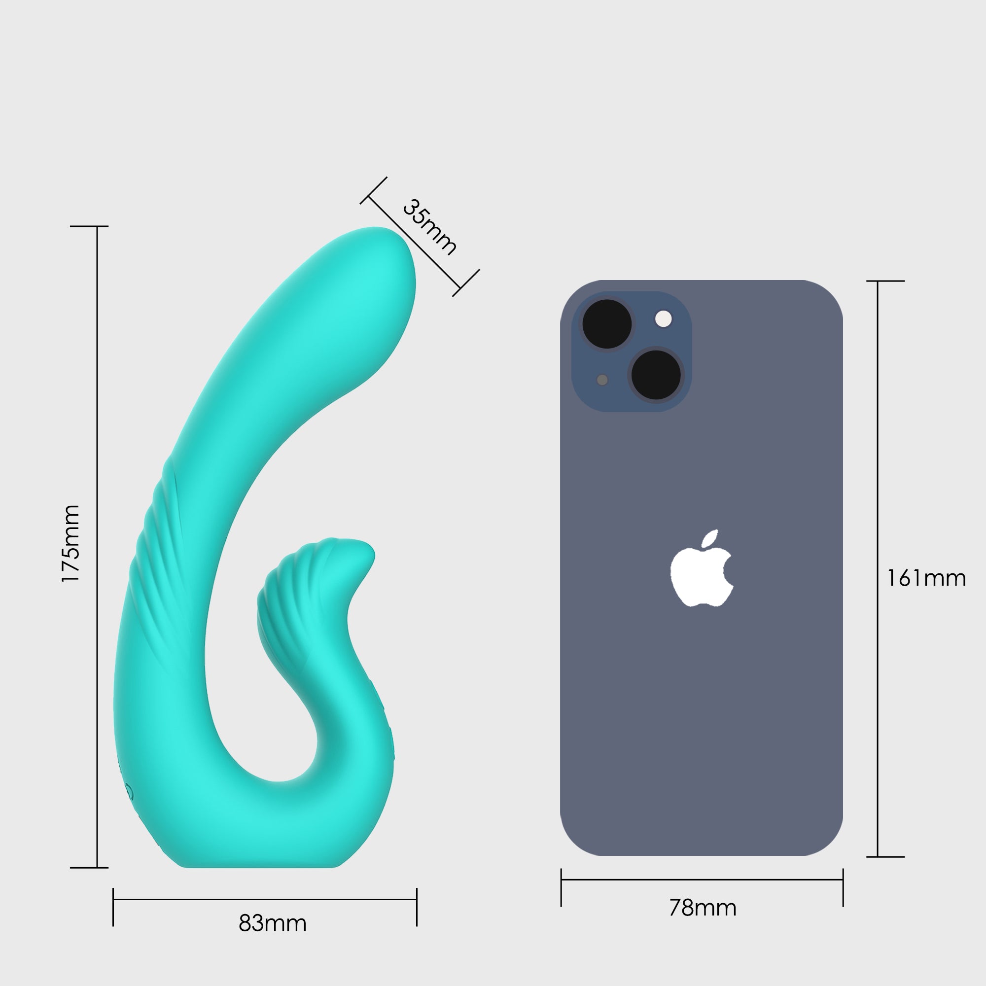 DuoWave – Double-Head 10-Mode Dual Vibration Massager