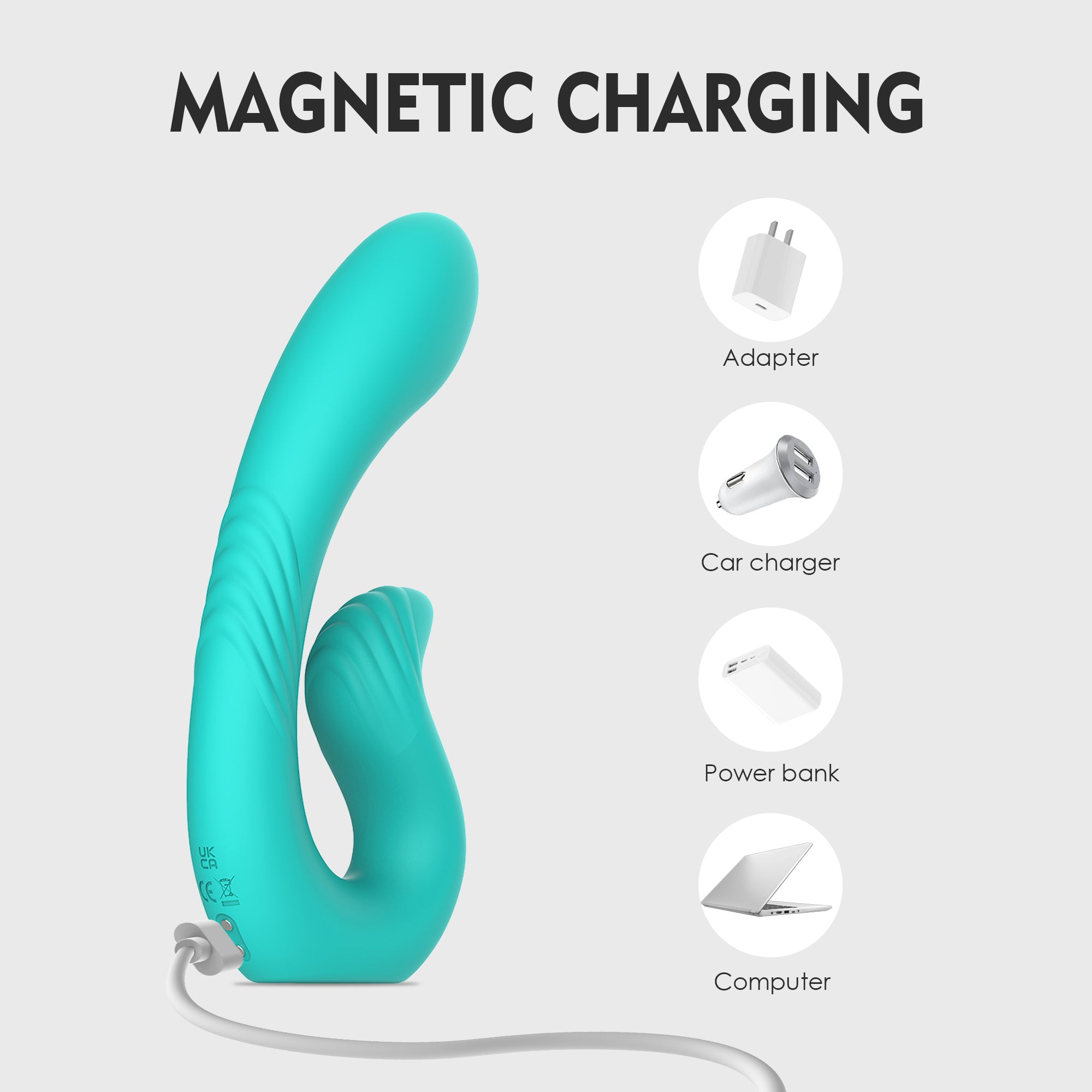 DuoWave – Double-Head 10-Mode Dual Vibration Massager