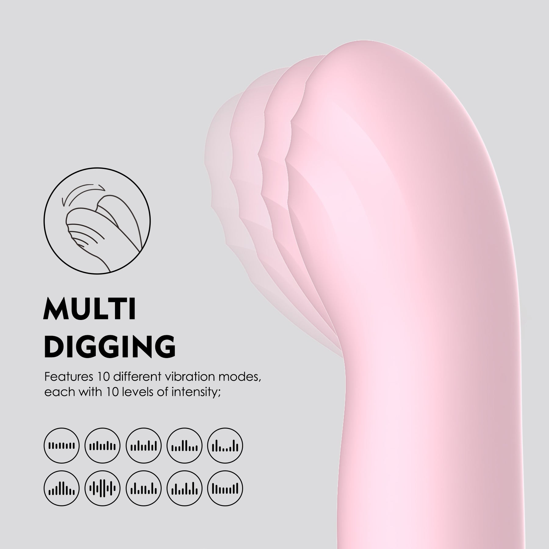 MelodyWave – Multi-Function Dual-Stimulation Massager (10 Modes)