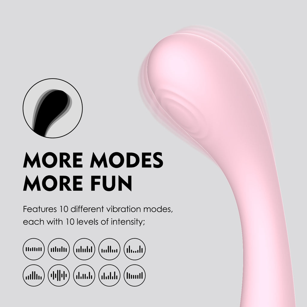 BlushWave – 10-Mode Liquid Silicone G-Spot Massager